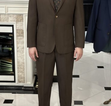 สูทหางม้า Full Canvas Red Brown Fresco England Suits