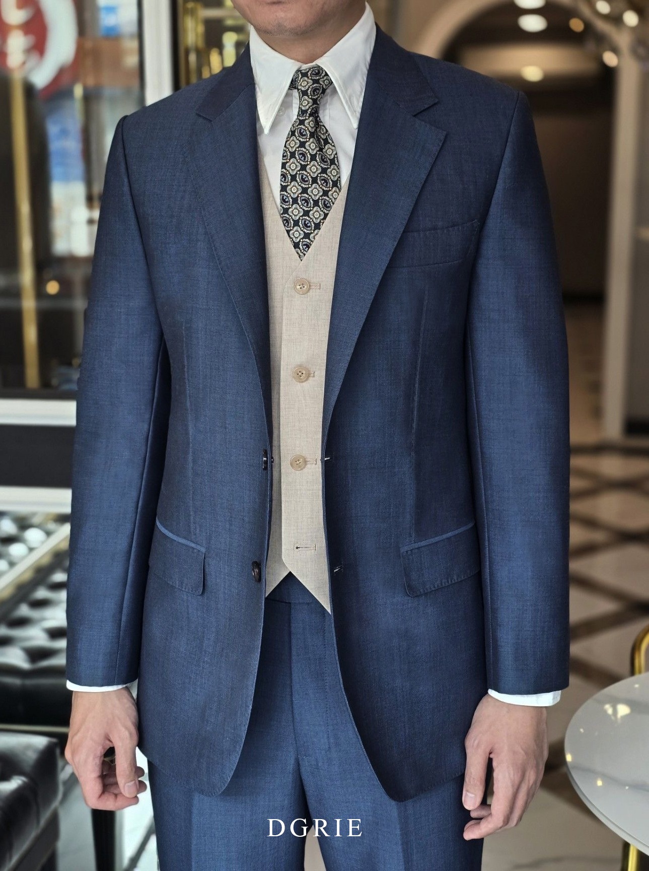 IMG_9346 copy ตัดสูท 3 Piece Suits Wool Mohair Kid
