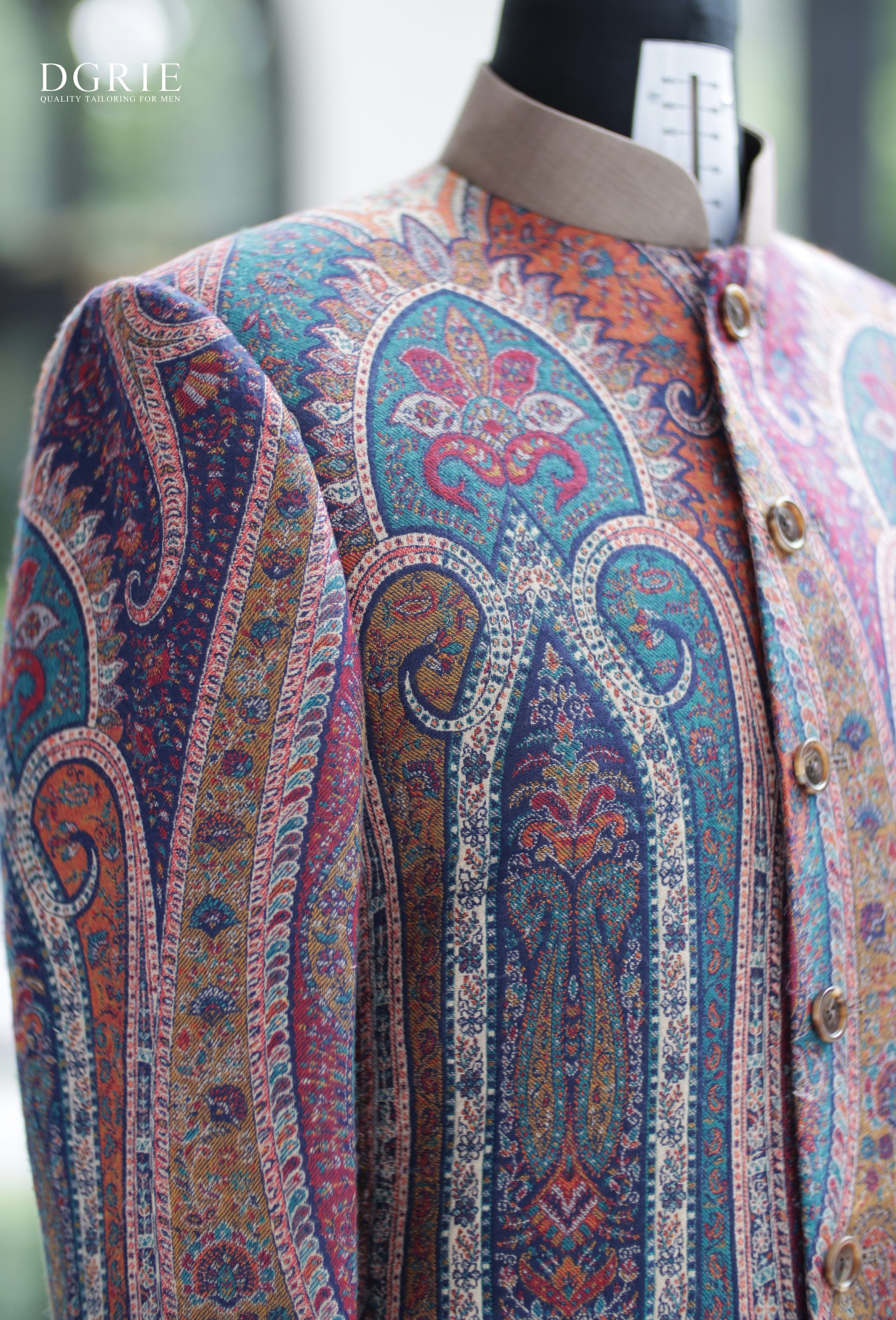 DGRIE Mandarin Style Jacket สูทคอพระราชทาน