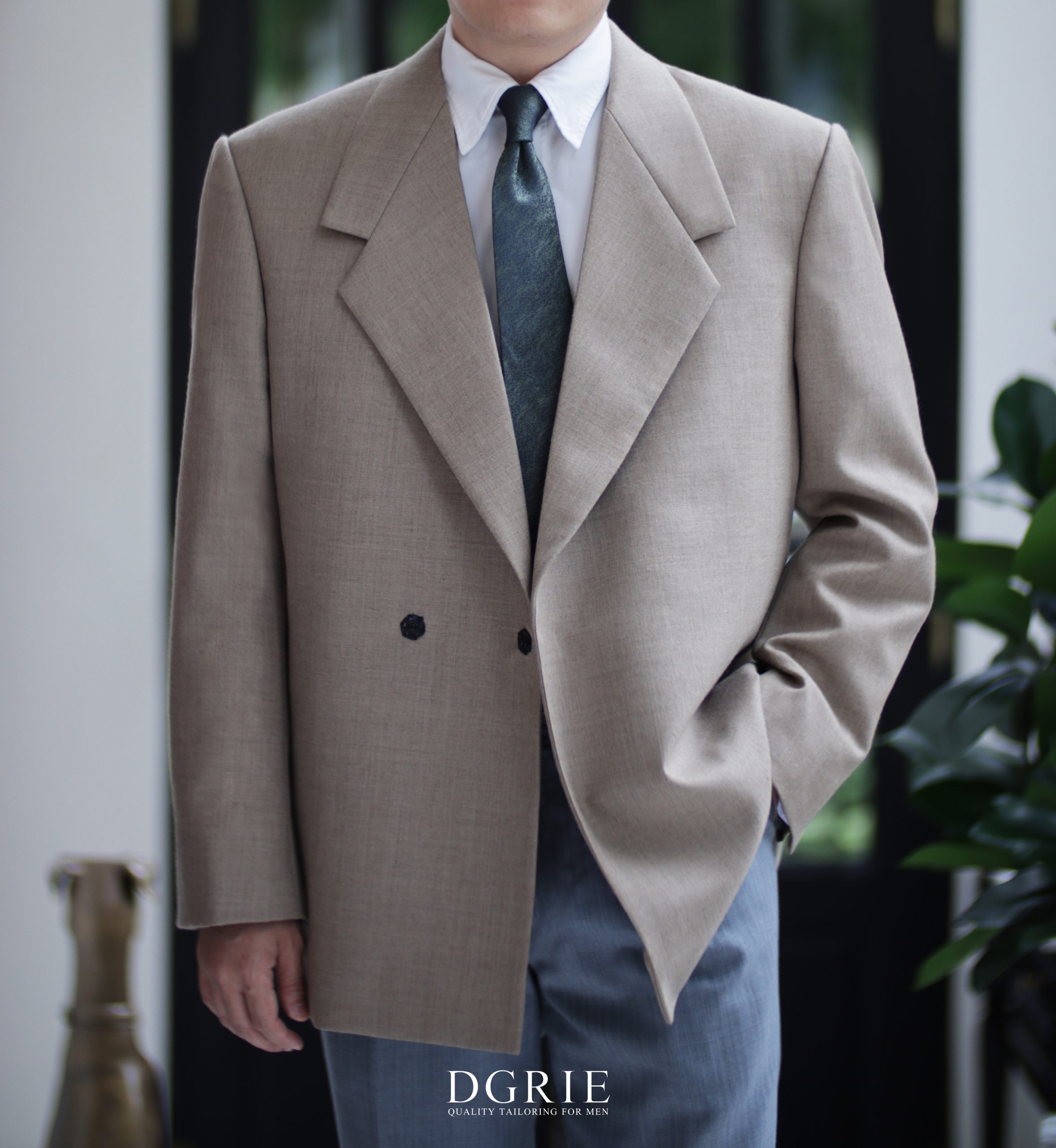 IMG_0901 copy ตัดสูท ทรงหลวม Oversize Jacket Flannel Wool