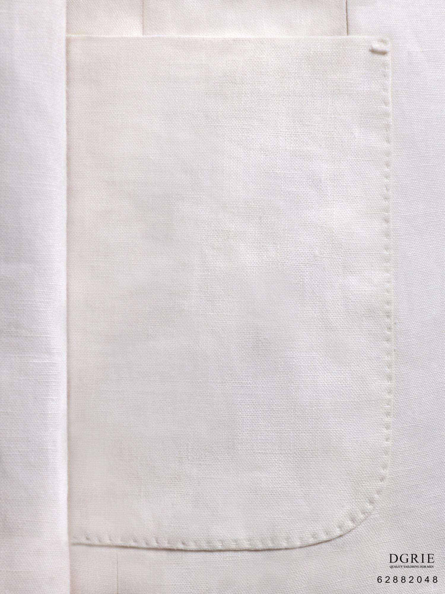 IMG_5243 เสื้อสูทสีขาว Peak Lapel Ivory Linen Sport Jacket