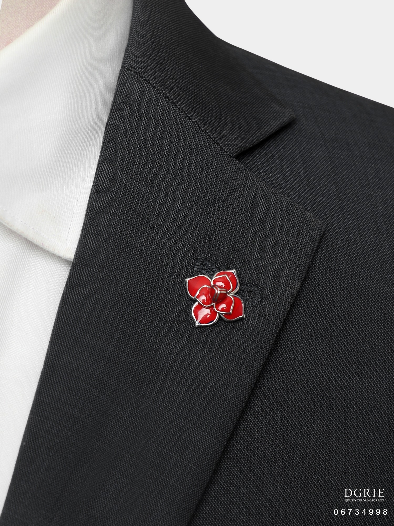 เข็มกลัด เสื้อสูท Retro Floral Brooch - DGRIE