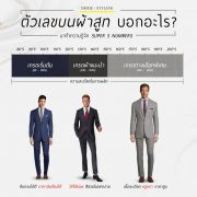 SUPER S NUMBERS - ตัวเลขบนผ้าสูท บอกอะไร -DGRIE