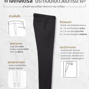 กางเกงเดรส ประกอบไปด้วยอะไรบ้าง? What does dress pants consist of?