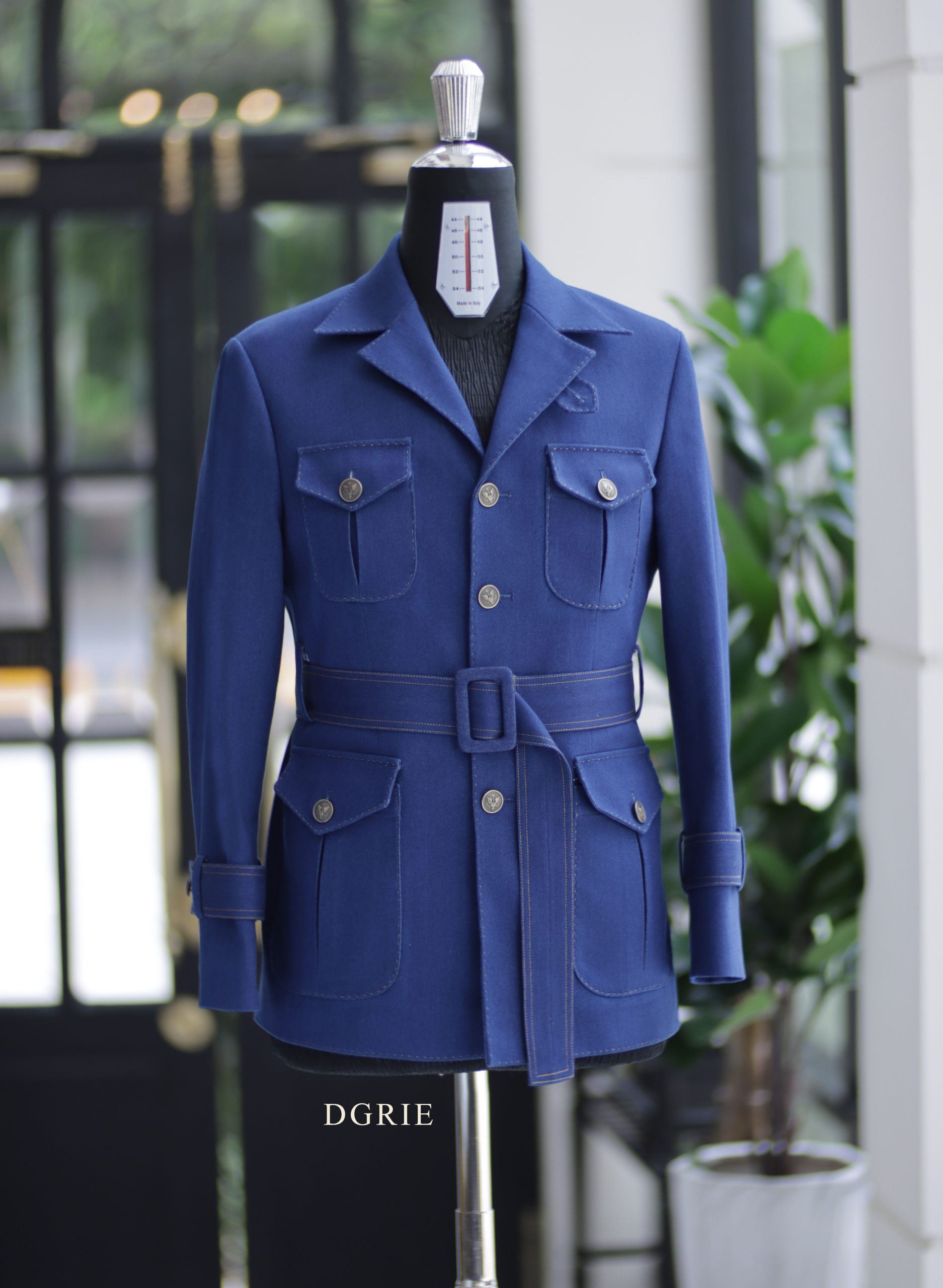 ซาฟารี แจ็คเก็ต DGRIE BESPOKE DENIM SAFARI JACKET