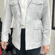 DGRIE CUSTOM LIGHT GREY LINEN SAFARI