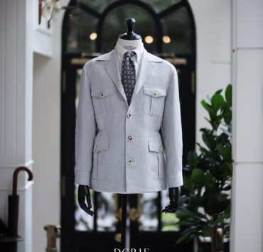 DGRIE LIGHT GREY LINEN SAFARI