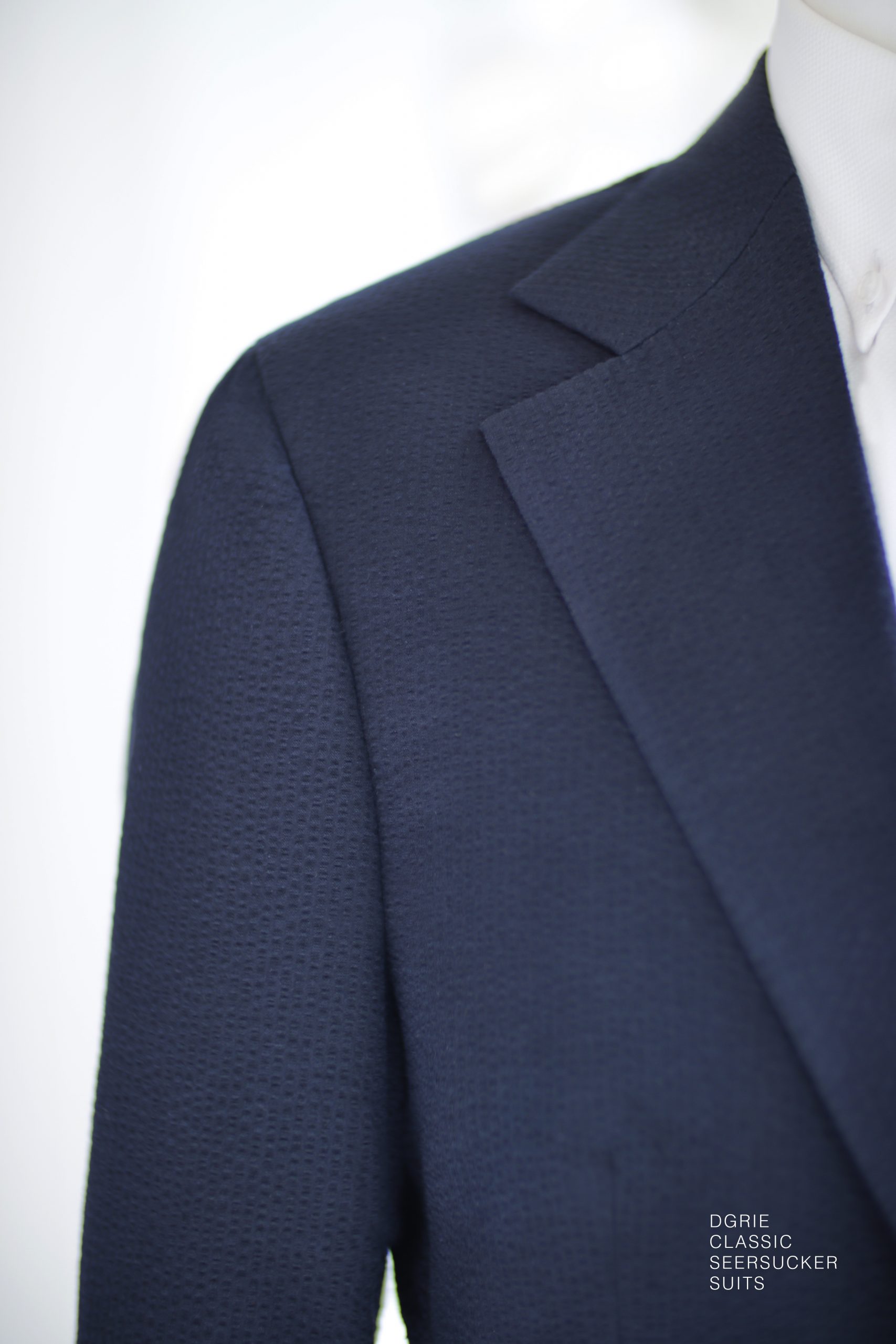 ตัดสูท DGRIE Navy Seersucker Jacket