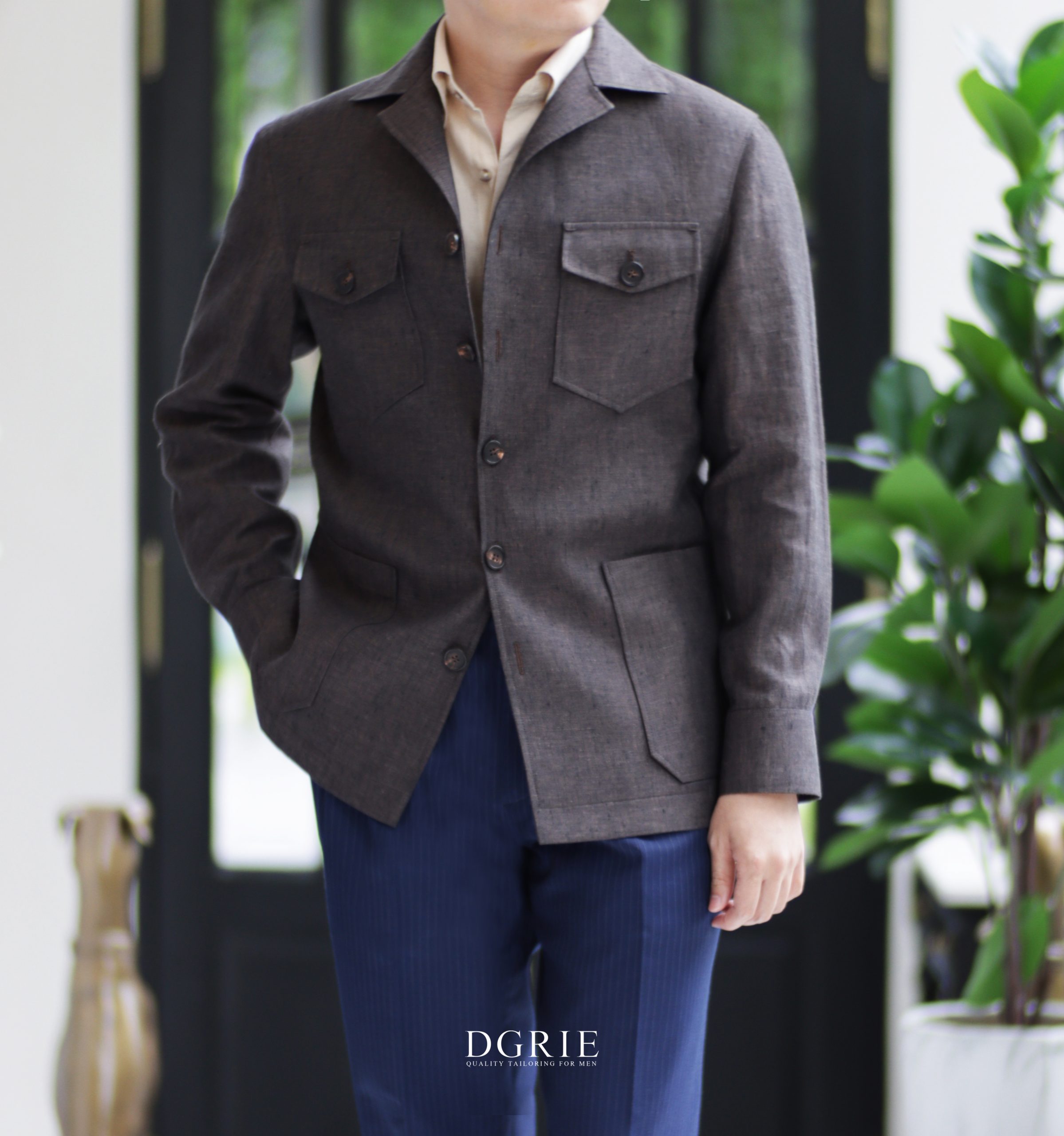 DGRIE - CUSTOM SAFARI JACKET ตัดเสื้อซาฟารี
