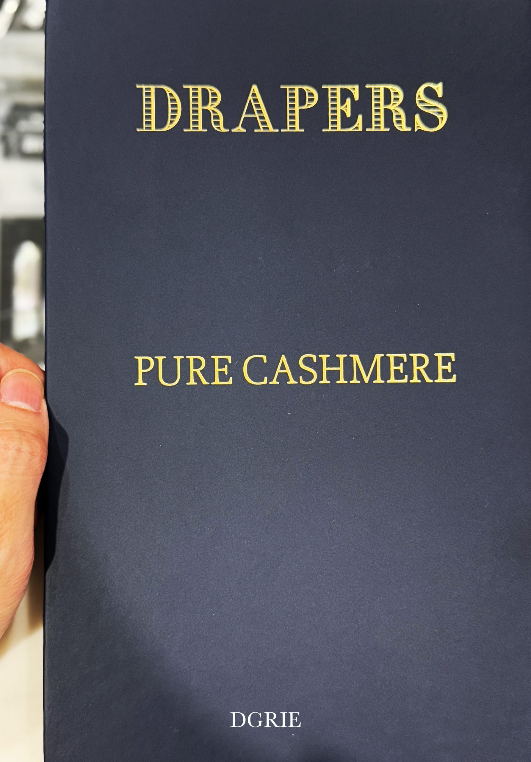 DGRIE ผ้าแคชเมียร์ DRAPERS CASHMERE LUXURY LINE