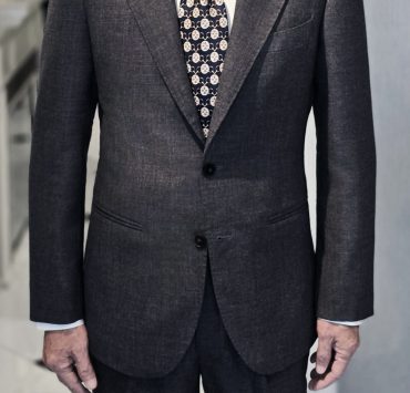 ตัดสูท High-twist wool Fresco Wool & Brown Fox Brothers