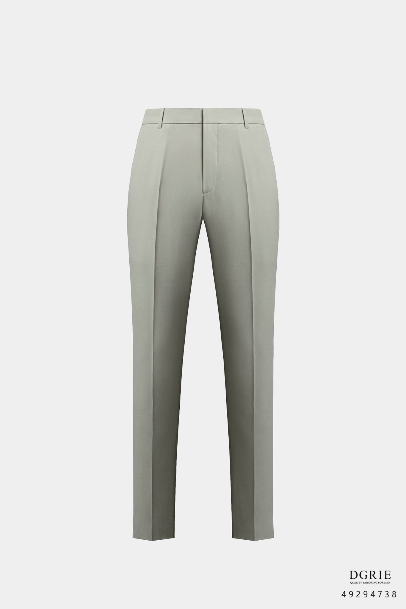 DGRIE PLAY - Slim-fit Wool-Blend Pants, Cream (กางเกงผ้าวูล / สีครีม)