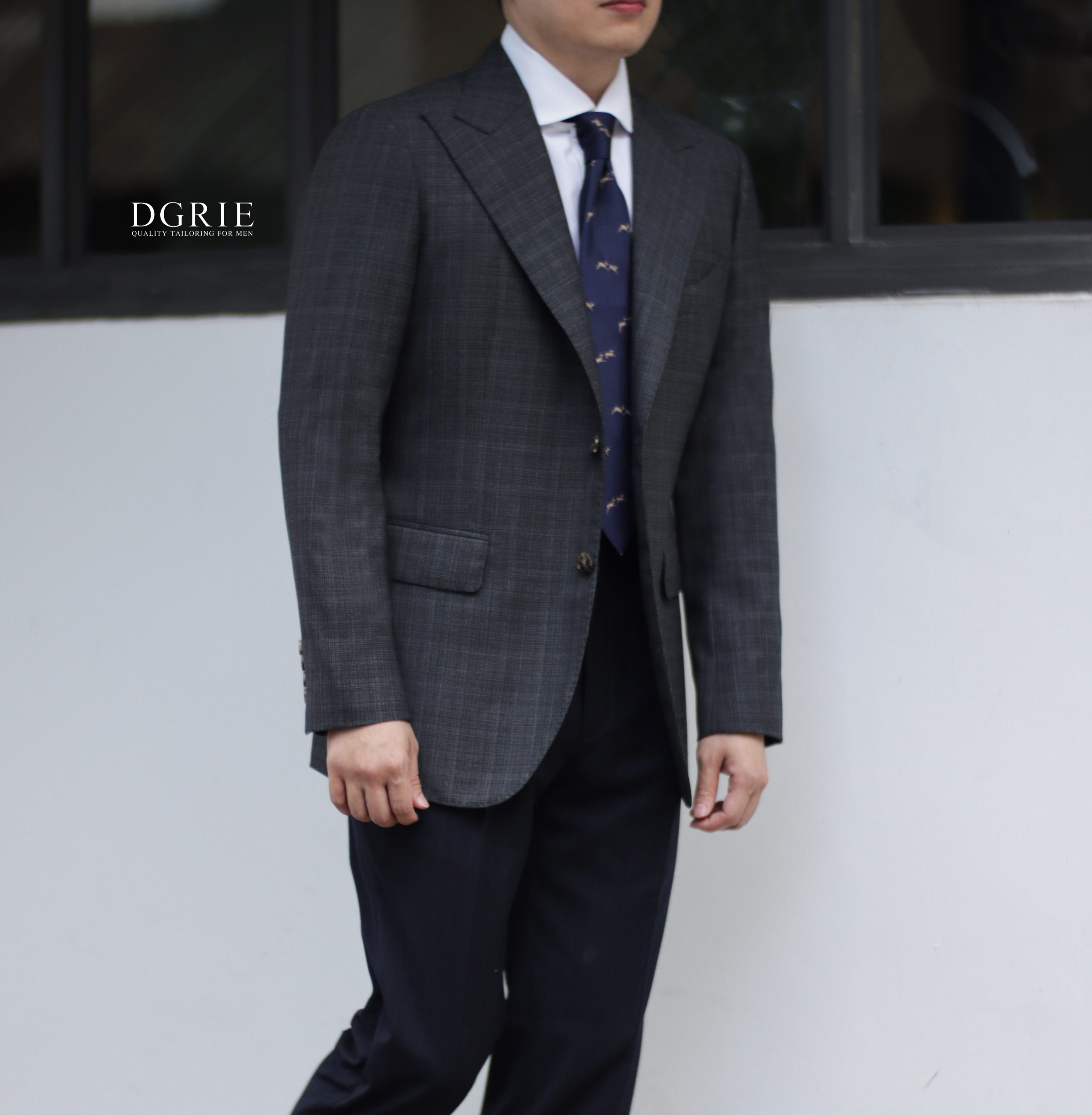 ตัดสูท SMART CHECK DARK GREY SUITS