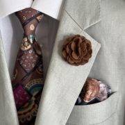 DGRIE Accessories เนคไท ผ้าเช็ดหน้า เครื่องประดับ สำหรับสูท