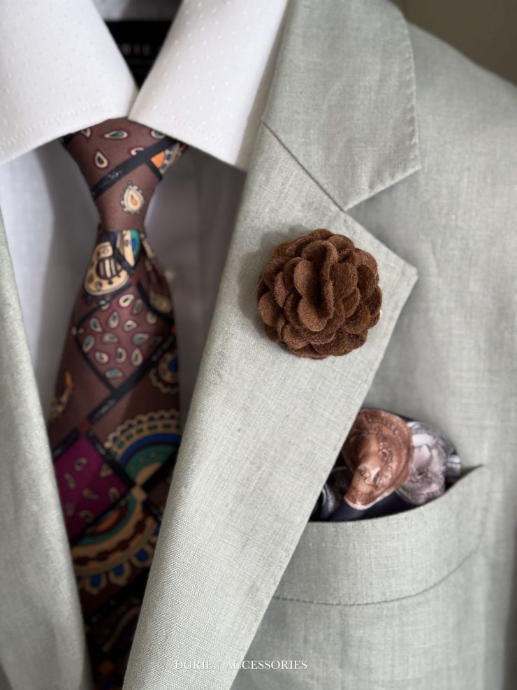 DGRIE Accessories เนคไท ผ้าเช็ดหน้า เครื่องประดับ สำหรับสูท