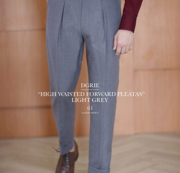DGRIE PANTS 61: ตัดกางเกงเอวสูง จีบทวิส Forward Pleates Classic Pants