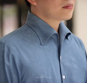 เสื้อเชิ้ตยีนส์ DENIM CUSTOM ONE PIECE COLLAR SHIRT