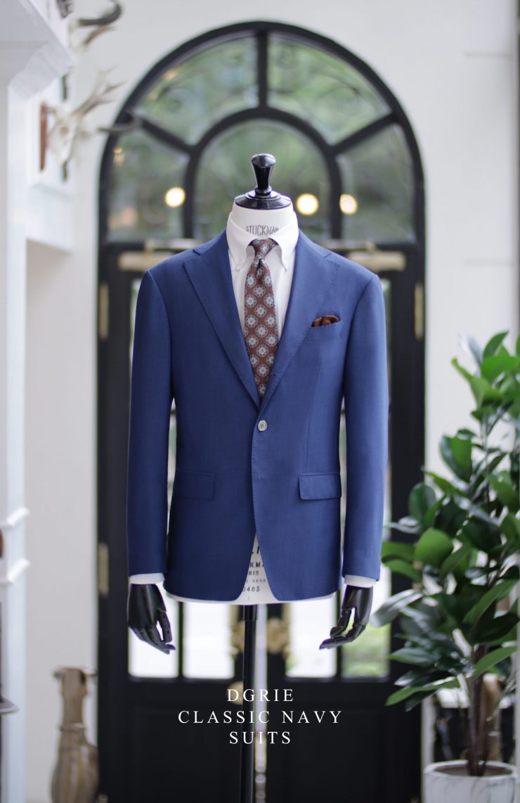 DGRIE ITALY NAVY SUITS ตัดสูทสีน้ำเงิน