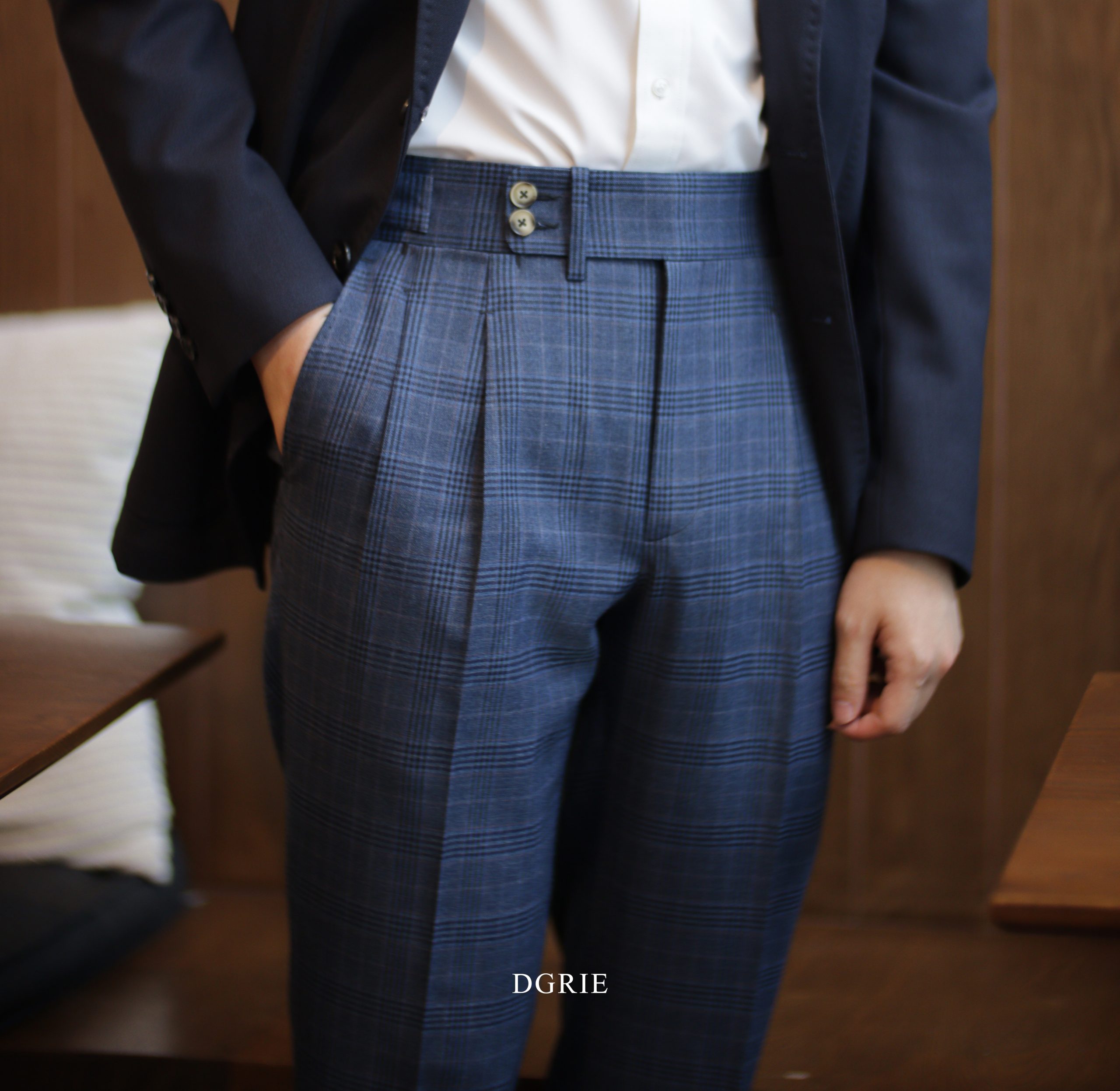 DGRIE Light Weight Navy Jacket ตัดสูท น้ำหนักเบา