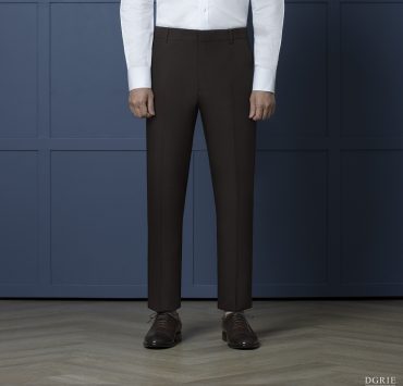 กางเกง DGRIE PLAY - Slim-fit Dark Brown Pants