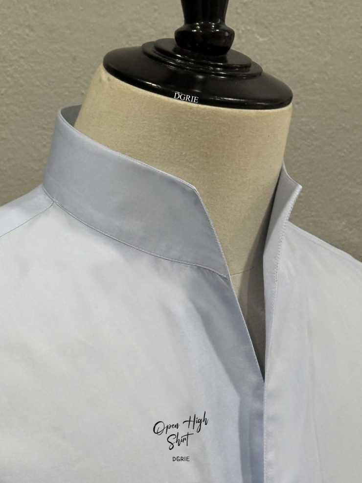 ตัดเชิ้ตปกคอสูง Open High One Piece Collar Shirts