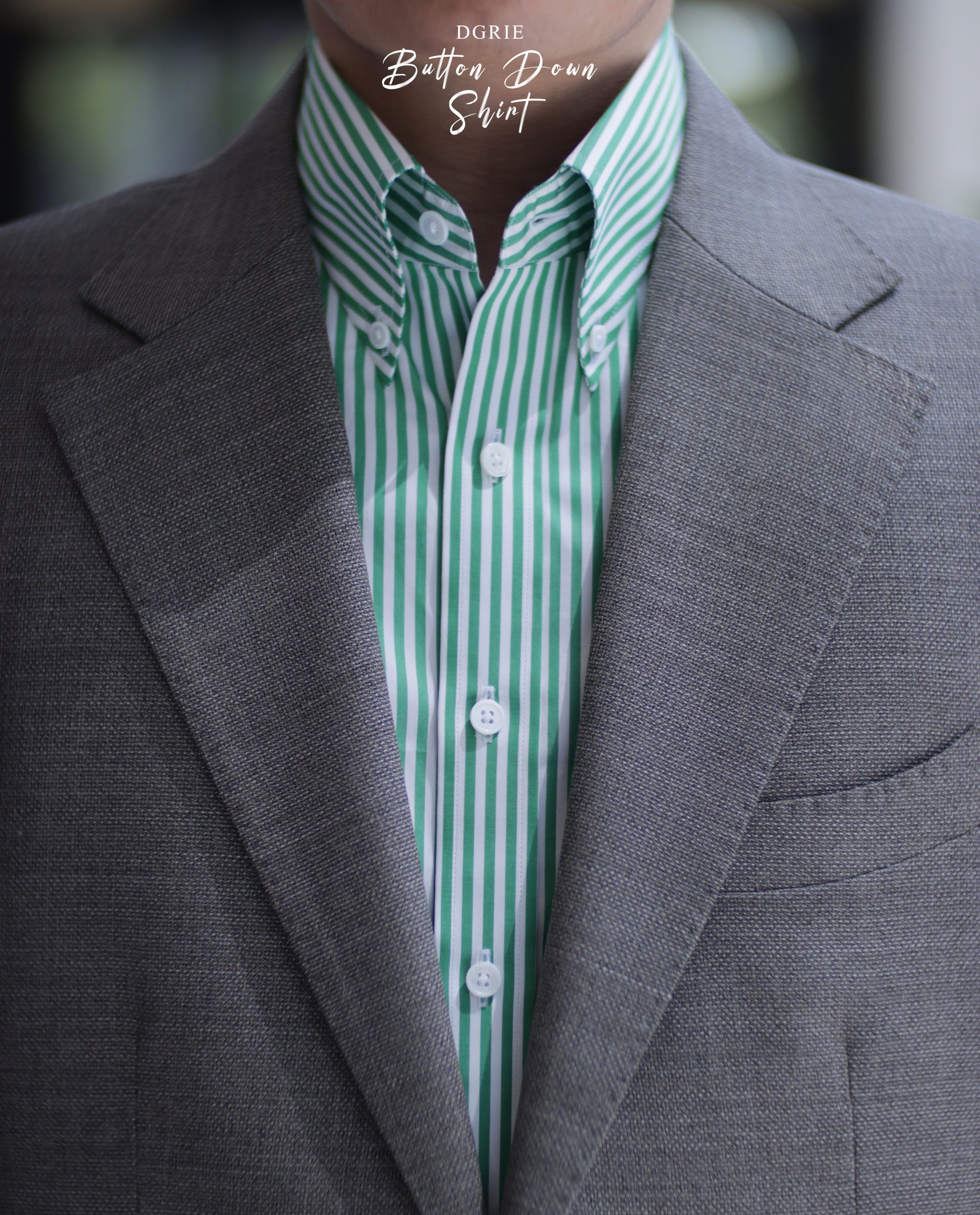 ตัดเชิ้ต DGRIE CUSTOM BUTTON DOWN HIGH COLLAR SHIRTS