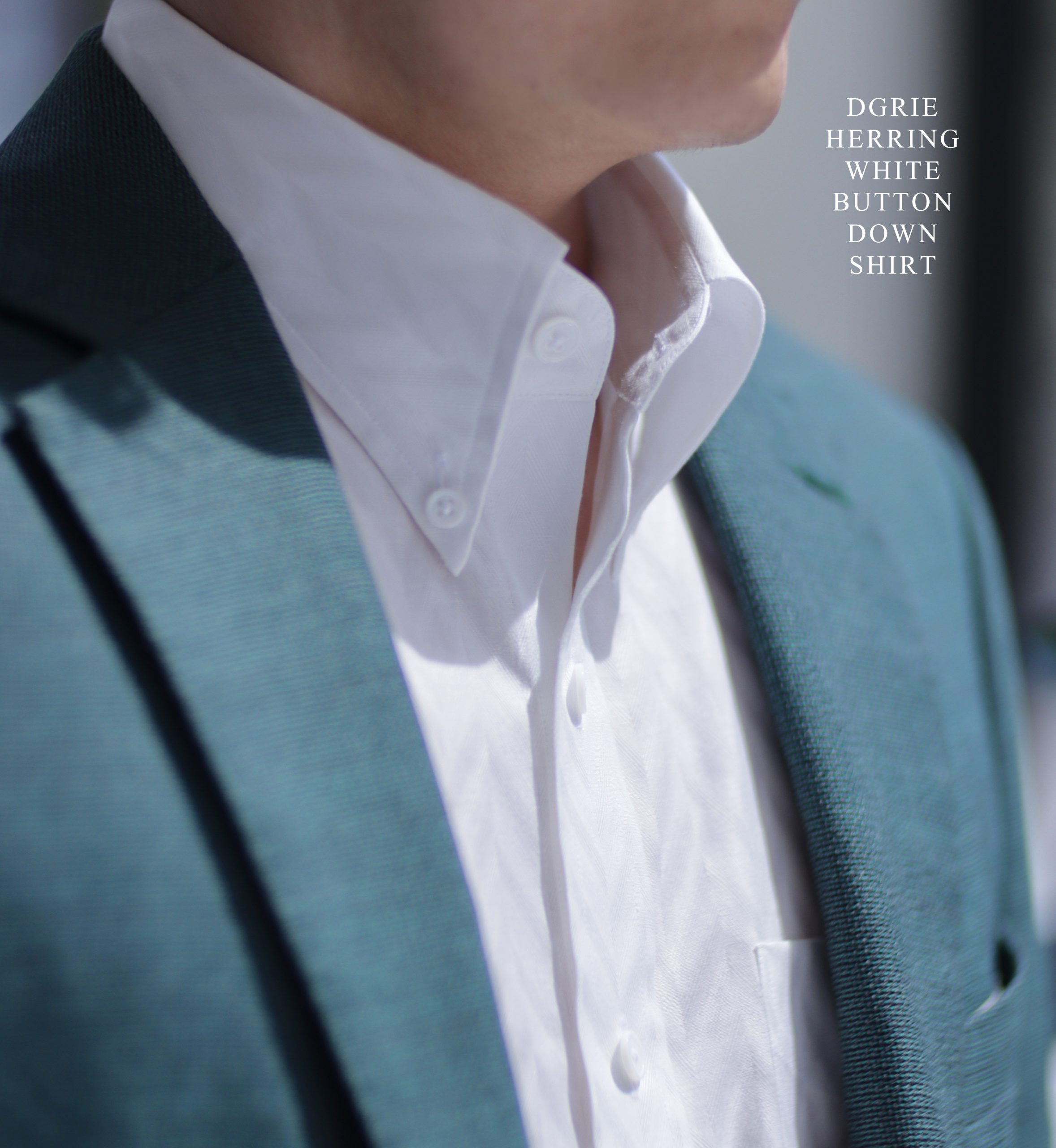 DGRIE Heavy Herring Bone White Shirts