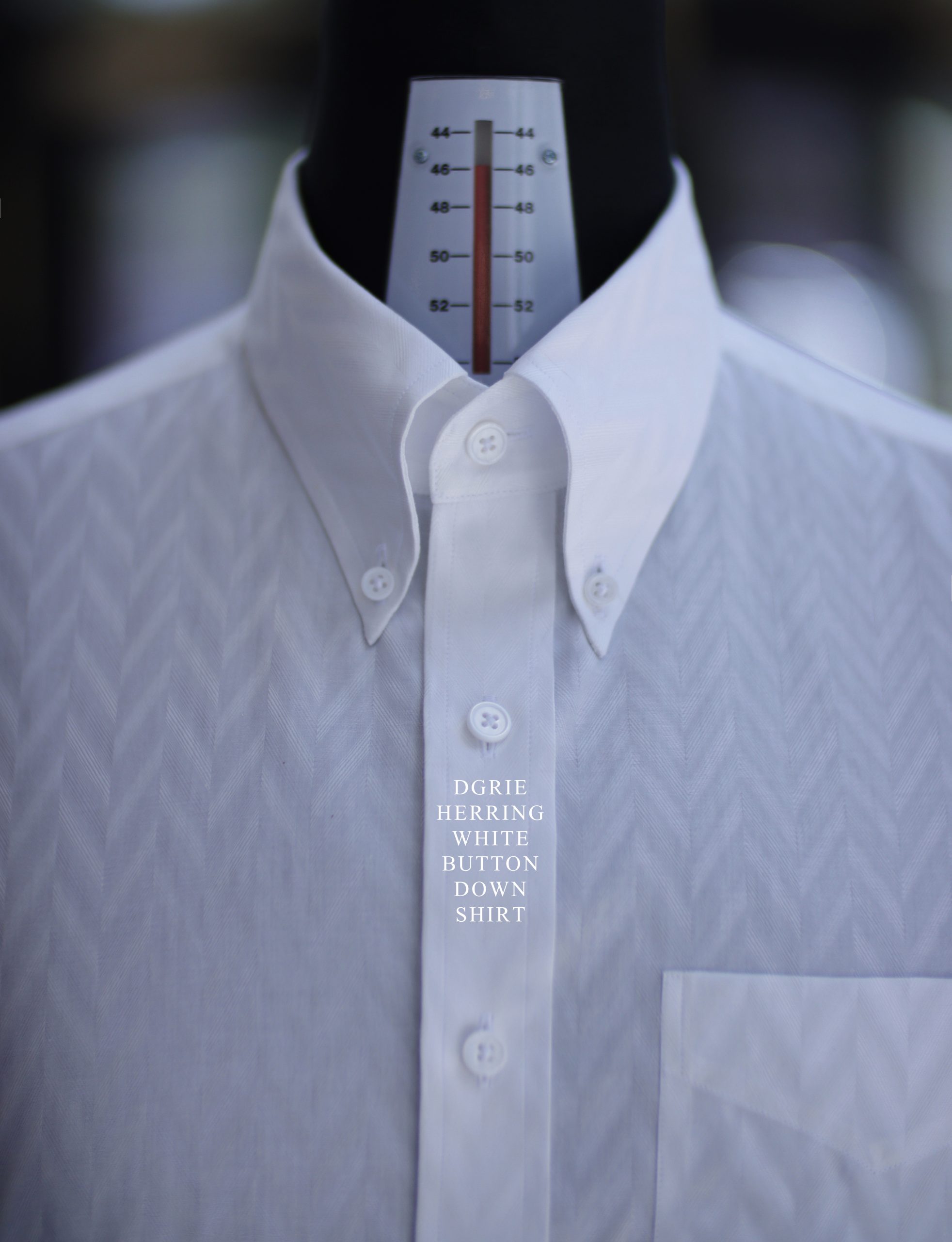 DGRIE Heavy Herring Bone White Shirts
