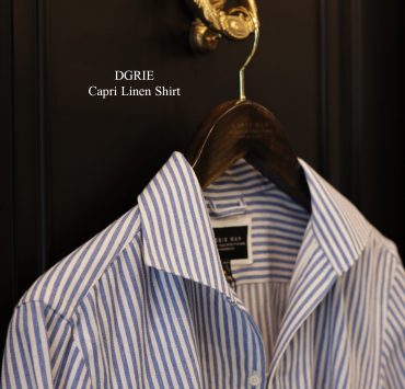ตัดเสื้อเชิ้ต The Capri Linen Shirt One-Piece Collar