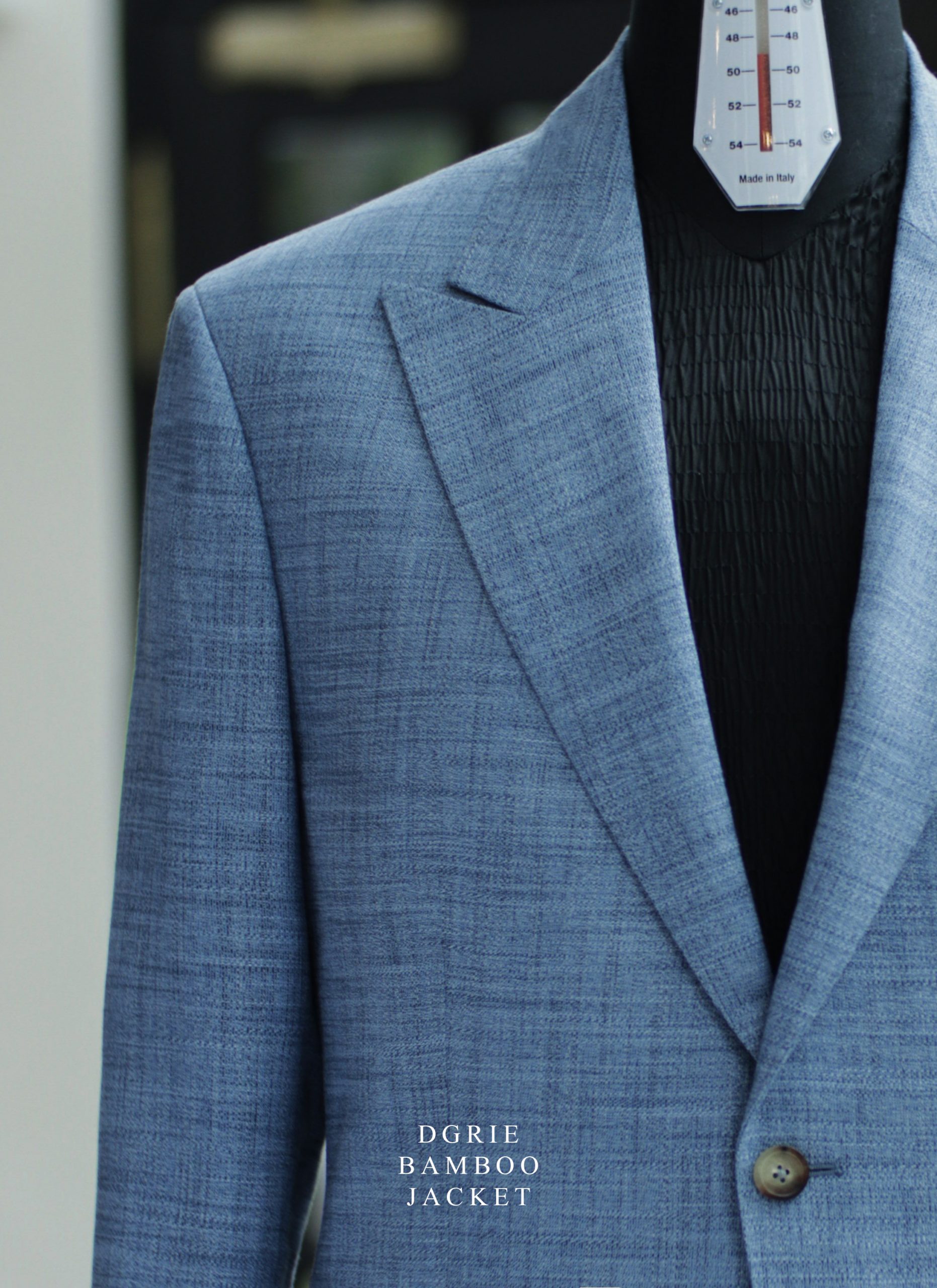 ตัดสูท Blue Classic Wool Bamboo Jacket