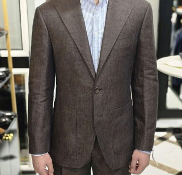 ตัดสูท ลินิน DGRIE Brown Linen Suits