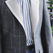 DGRIE - ตัดสูทหางม้าทั้งตัว Fitting Full Canvas Wool Silk Green