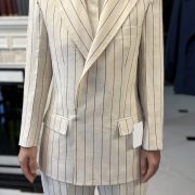 ตัดสูท DGRIE Fitting Heavy Pin-Stripe Linen Suits
