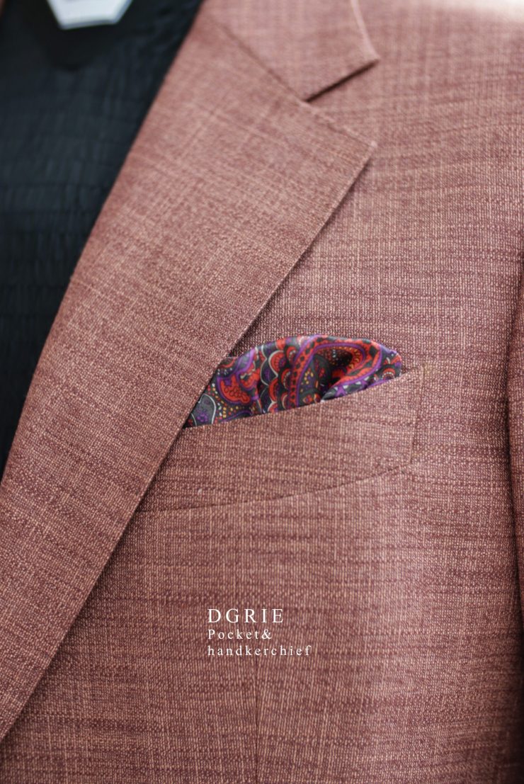 DGRIE POCKET SQUARE & LINNING