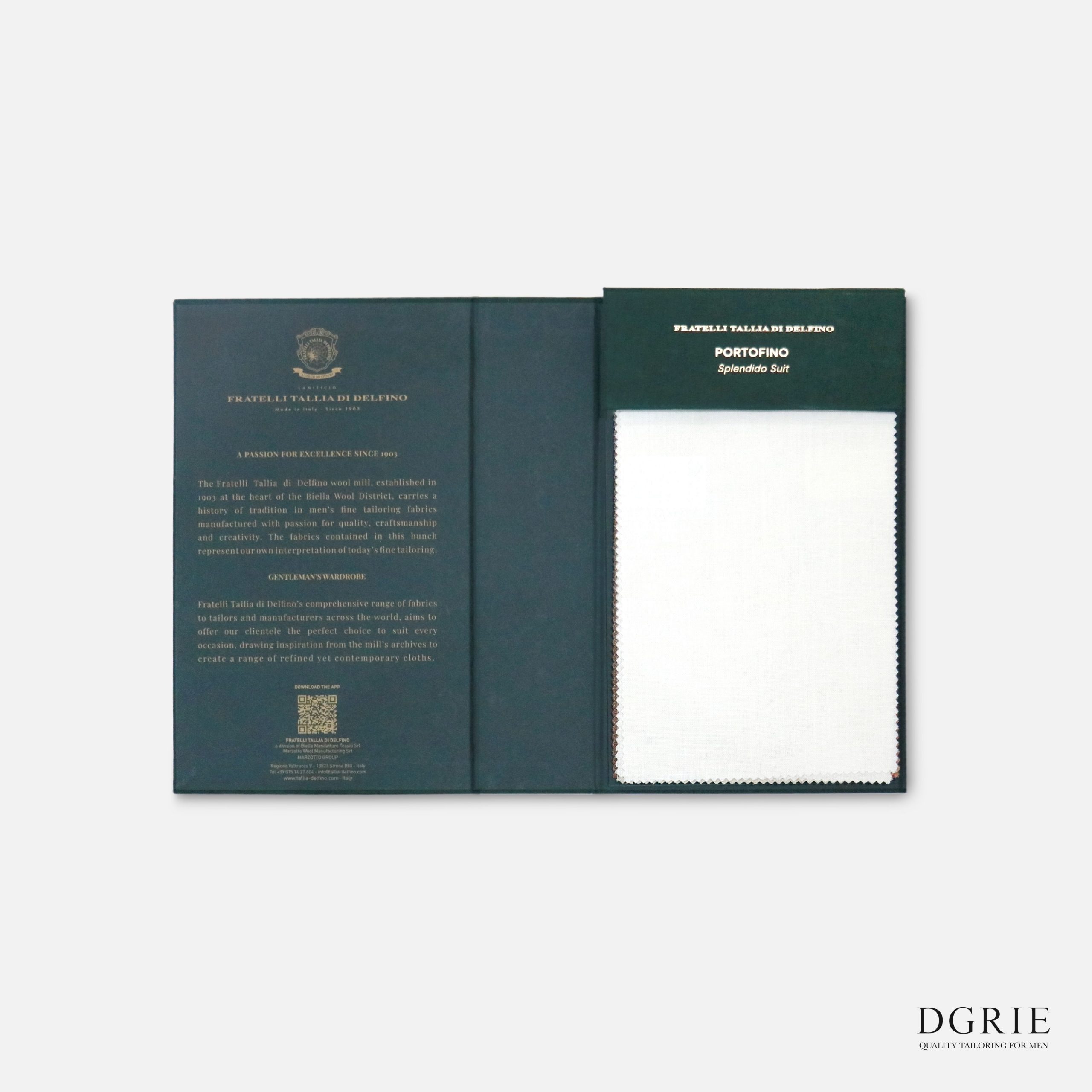 DGRIE - Fratelli Tallia di Delfino ตัดสูทผ้าอิตาลี