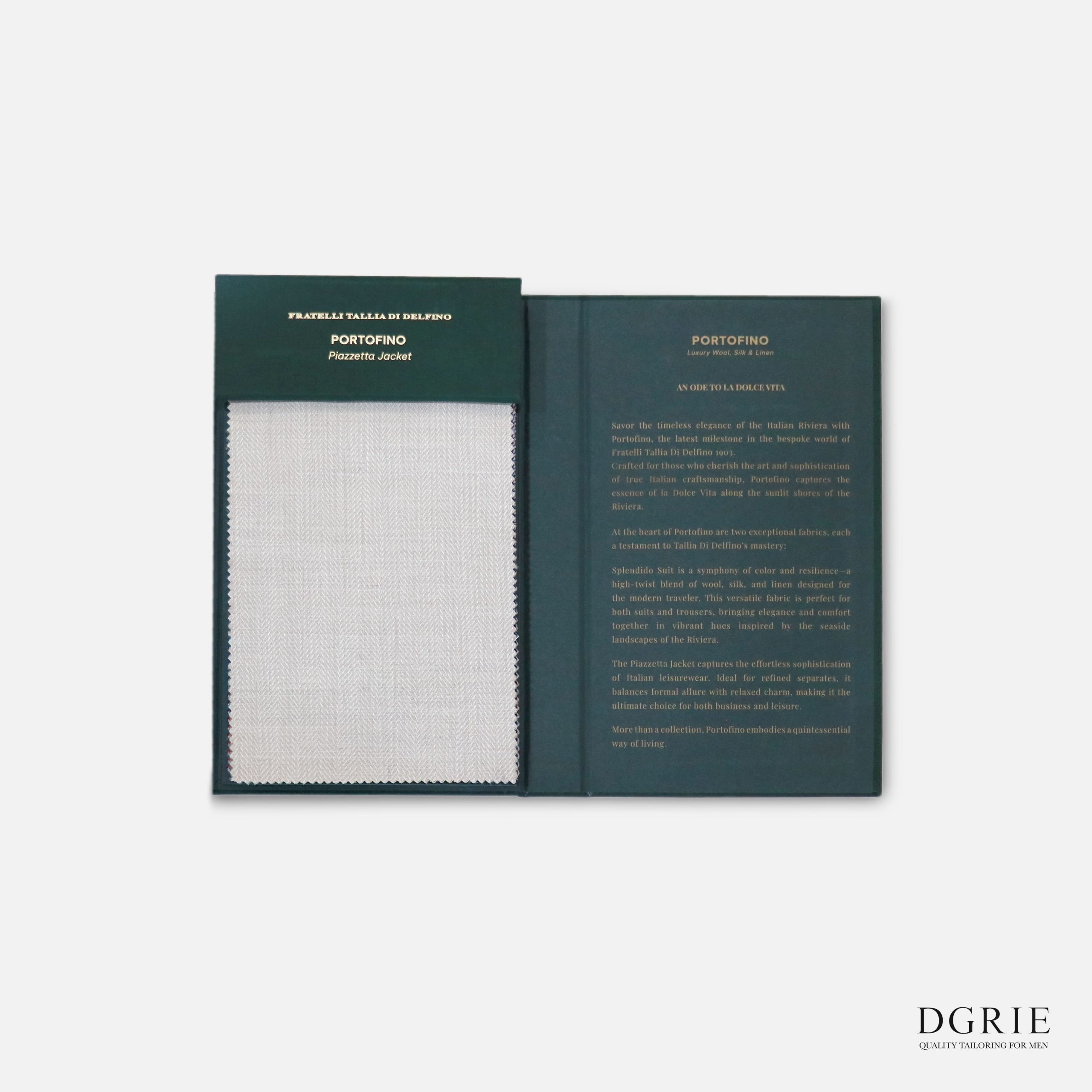 DGRIE - Fratelli Tallia di Delfino ตัดสูทผ้าอิตาลี