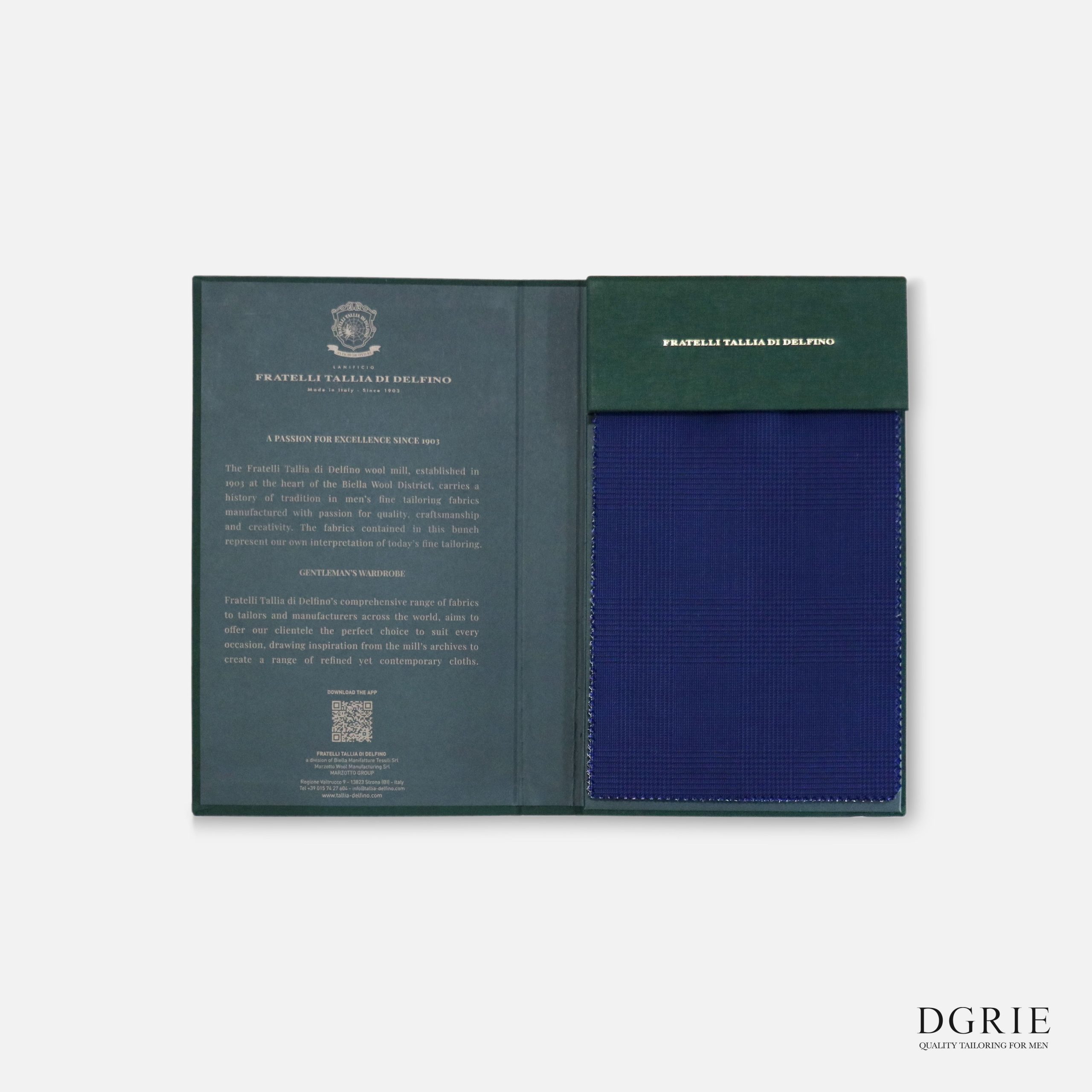 DGRIE - Fratelli Tallia di Delfino ตัดสูทผ้าอิตาลี