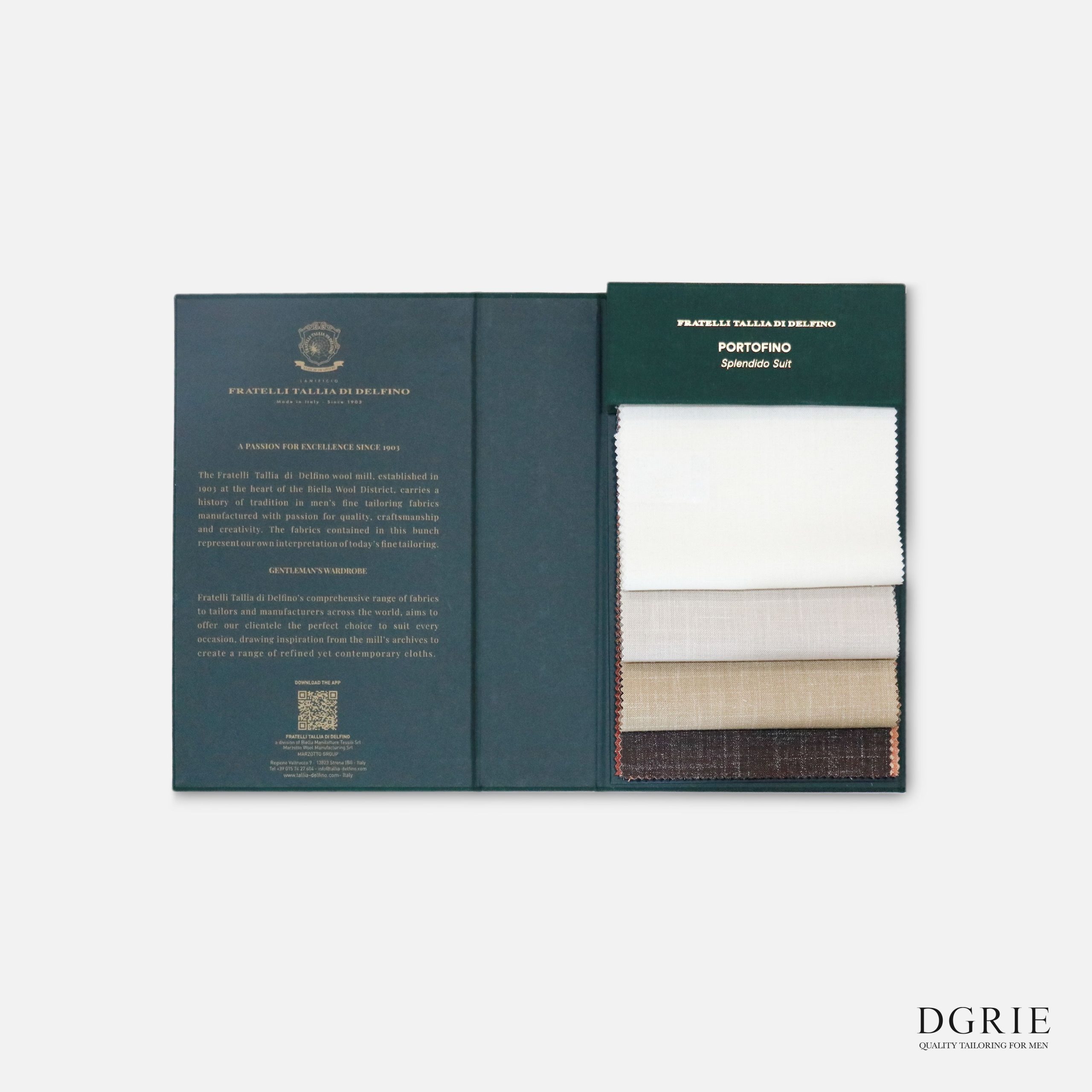 DGRIE - Fratelli Tallia di Delfino ตัดสูทผ้าอิตาลี