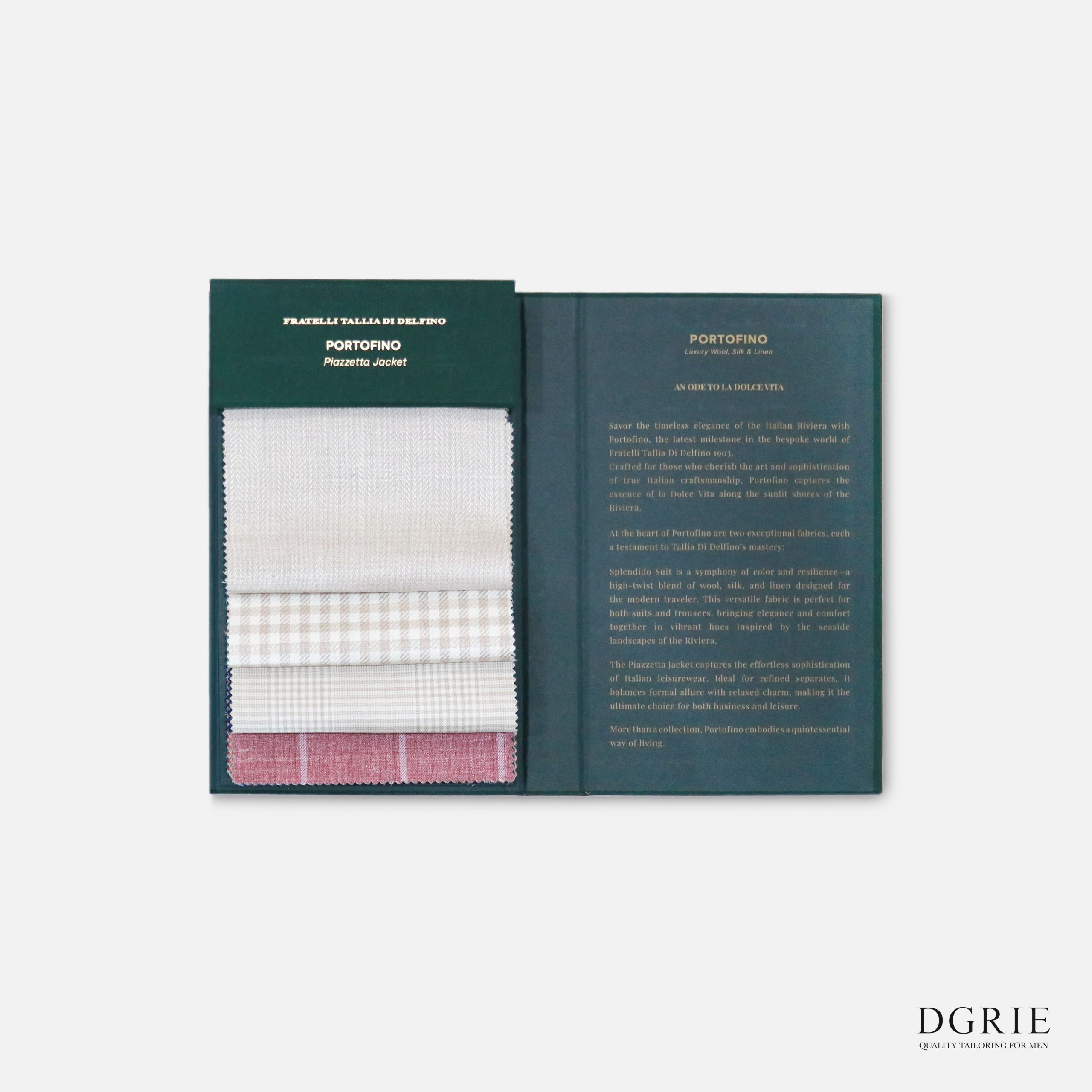 DGRIE - Fratelli Tallia di Delfino ตัดสูทผ้าอิตาลี