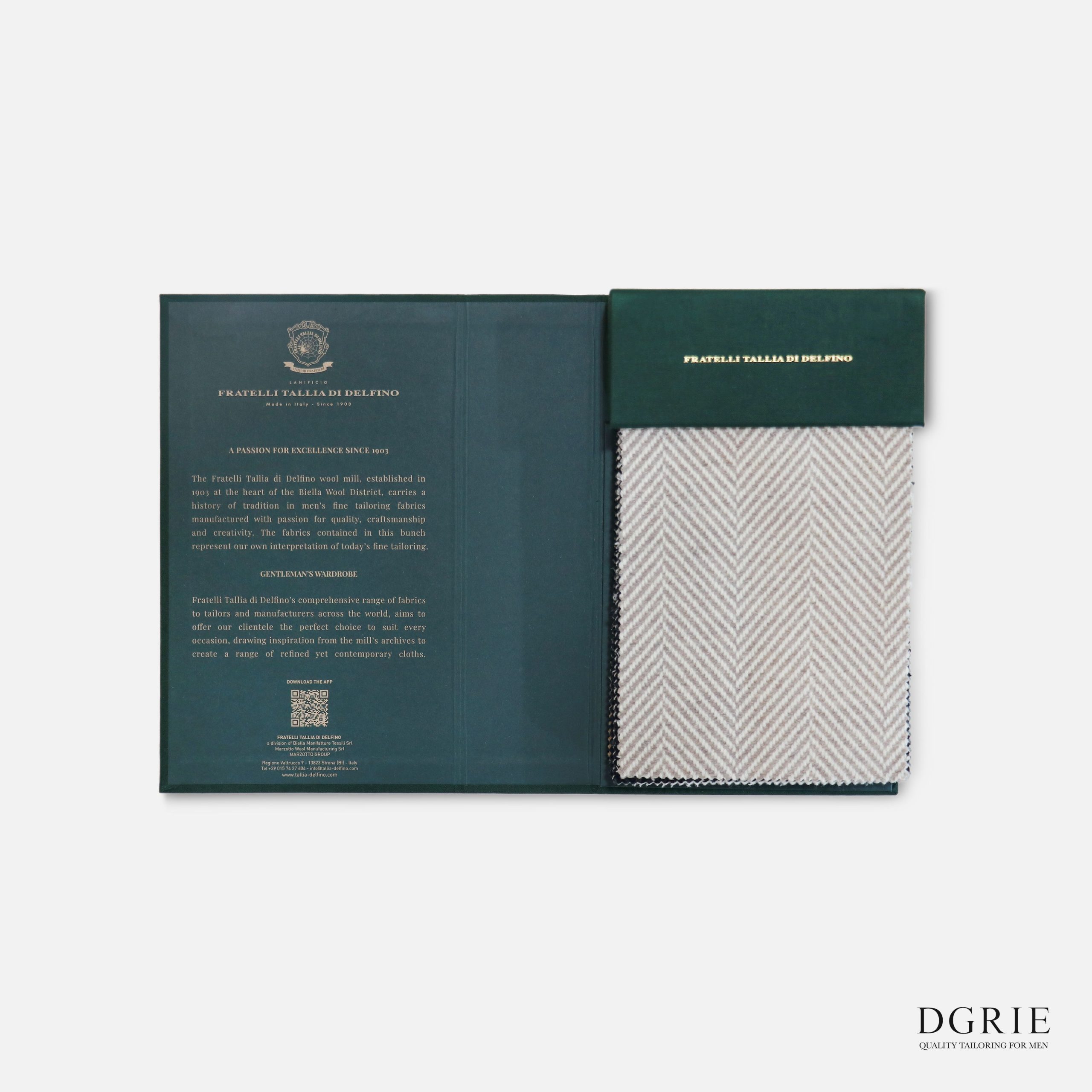 DGRIE - Fratelli Tallia di Delfino ตัดสูทผ้าอิตาลี