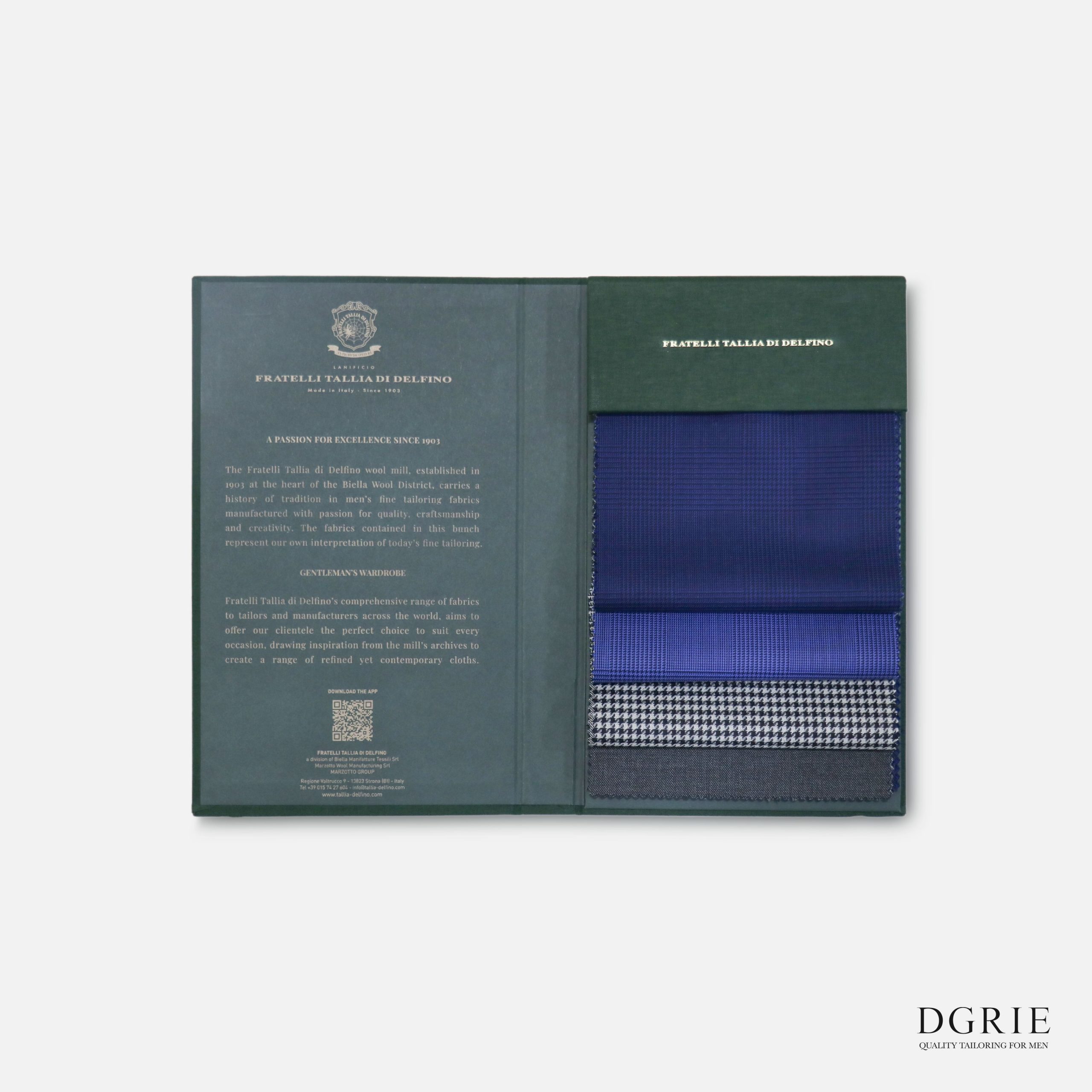 DGRIE - Fratelli Tallia di Delfino ตัดสูทผ้าอิตาลี