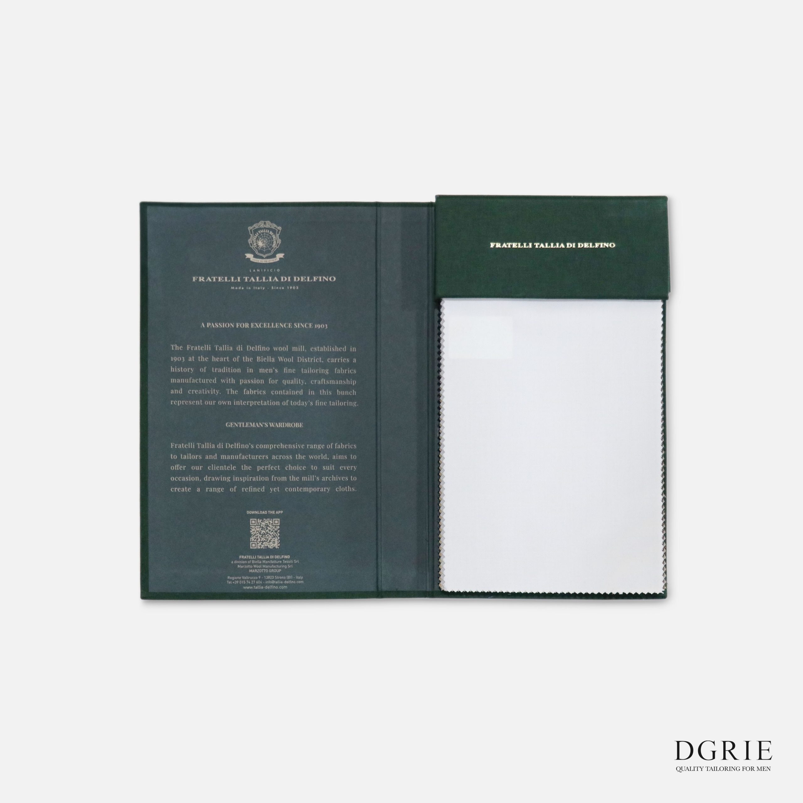 DGRIE - Fratelli Tallia di Delfino ตัดสูทผ้าอิตาลี