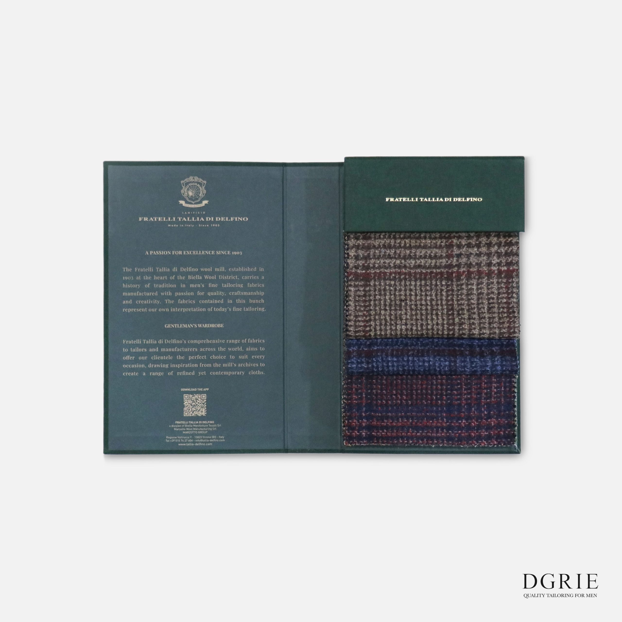 DGRIE - Fratelli Tallia di Delfino ตัดสูทผ้าอิตาลี