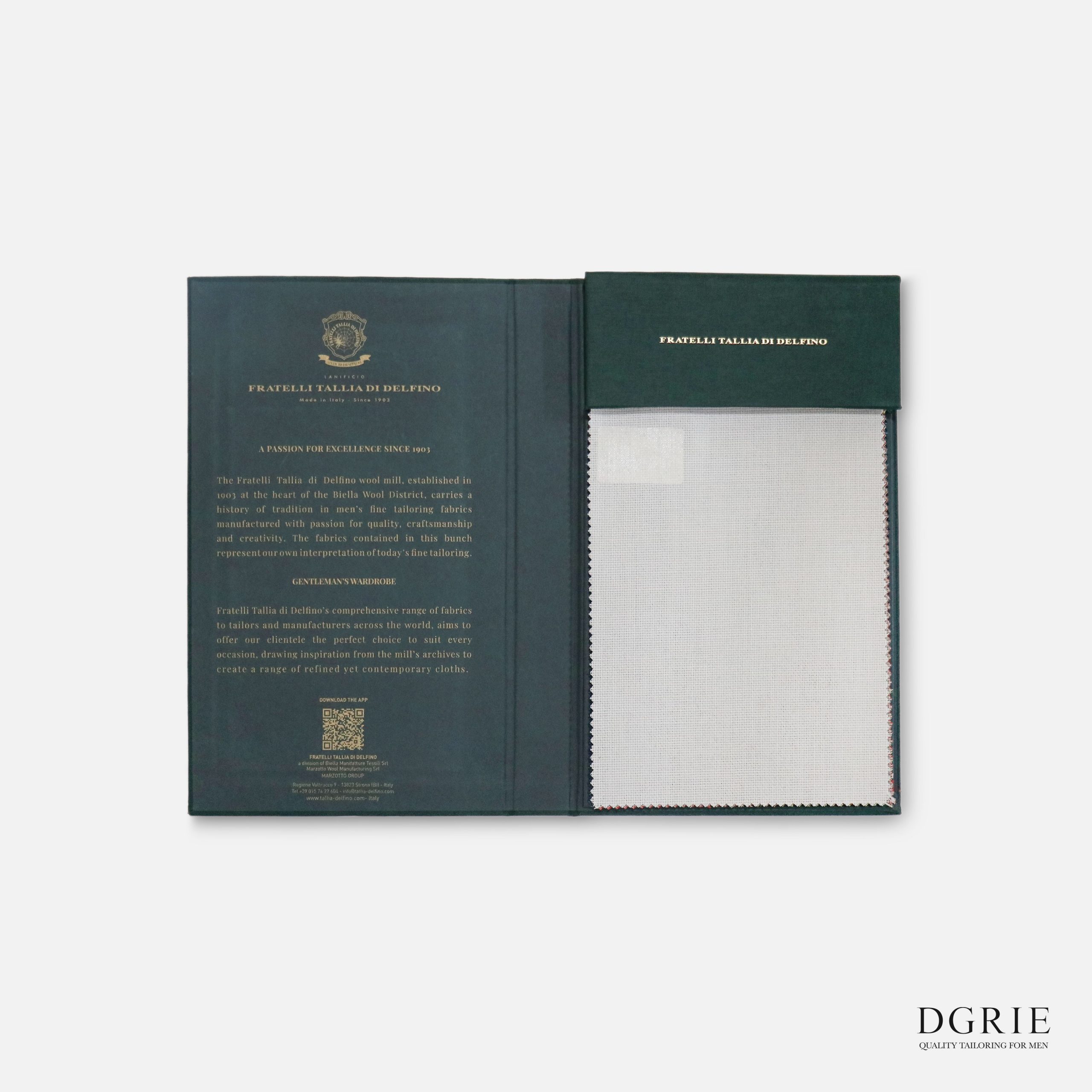 DGRIE - Fratelli Tallia di Delfino ตัดสูทผ้าอิตาลี