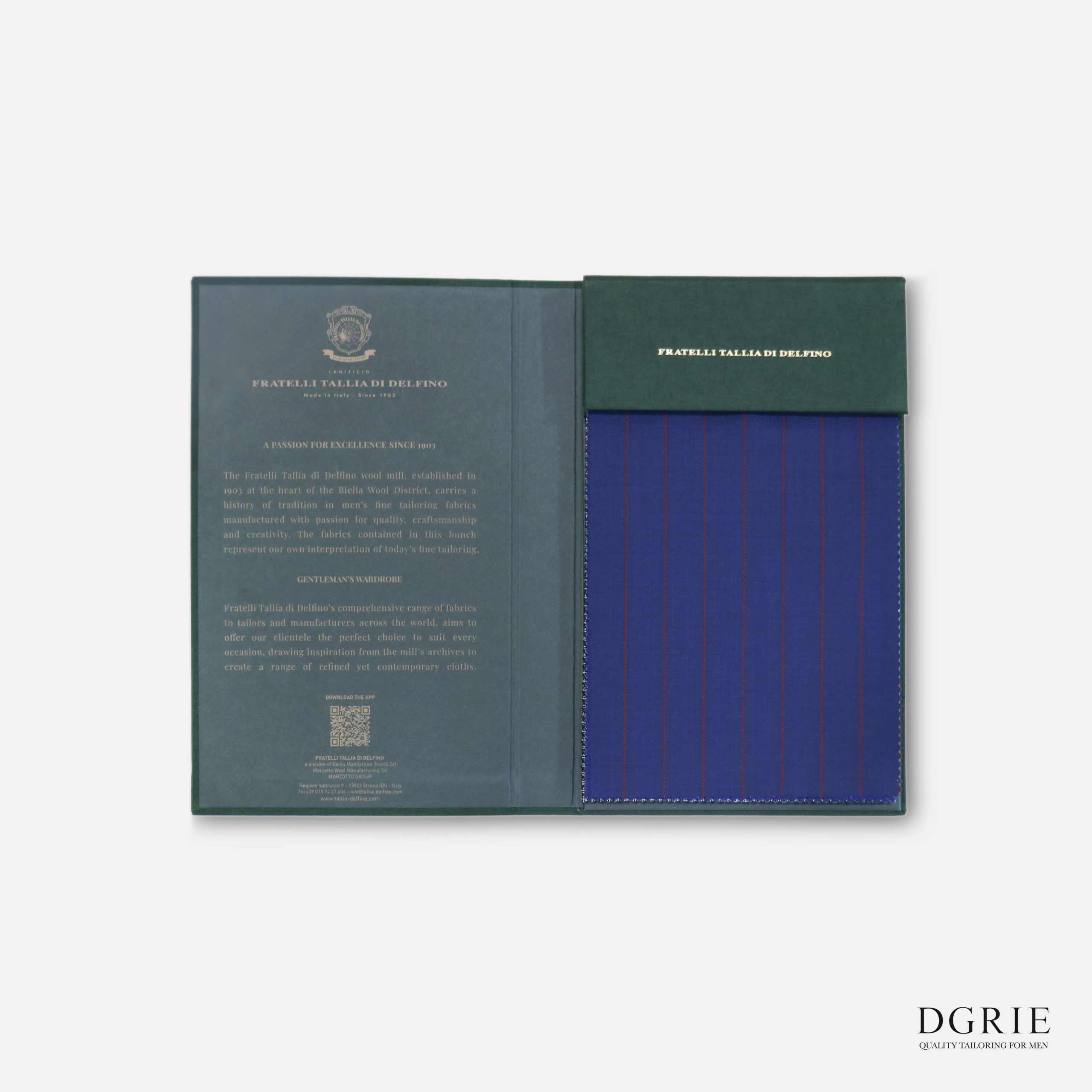 DGRIE - Fratelli Tallia di Delfino ตัดสูทผ้าอิตาลี