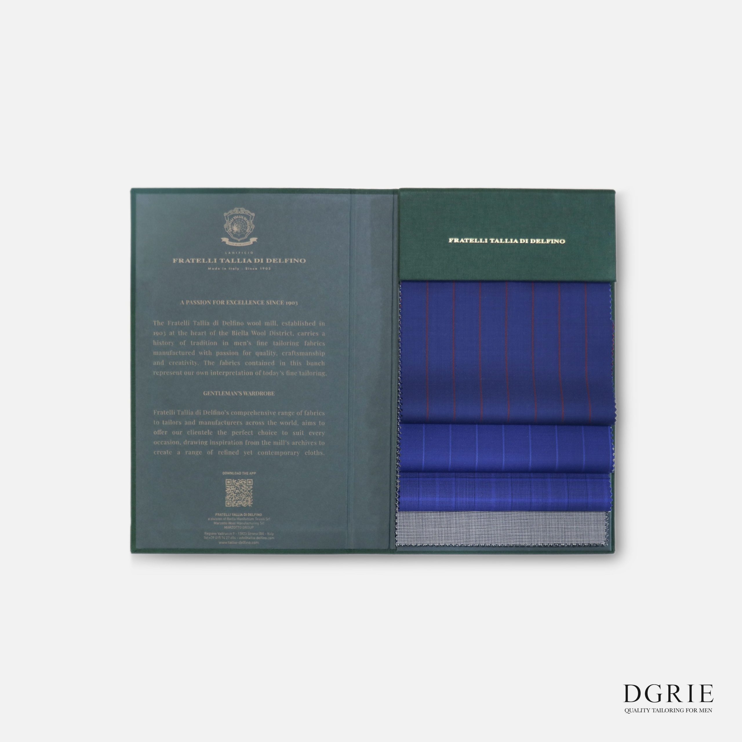 DGRIE - Fratelli Tallia di Delfino ตัดสูทผ้าอิตาลี