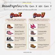 DGRIE: สีรองเท้าบูทที่เหมาะกับ Gen X และ Gen Y