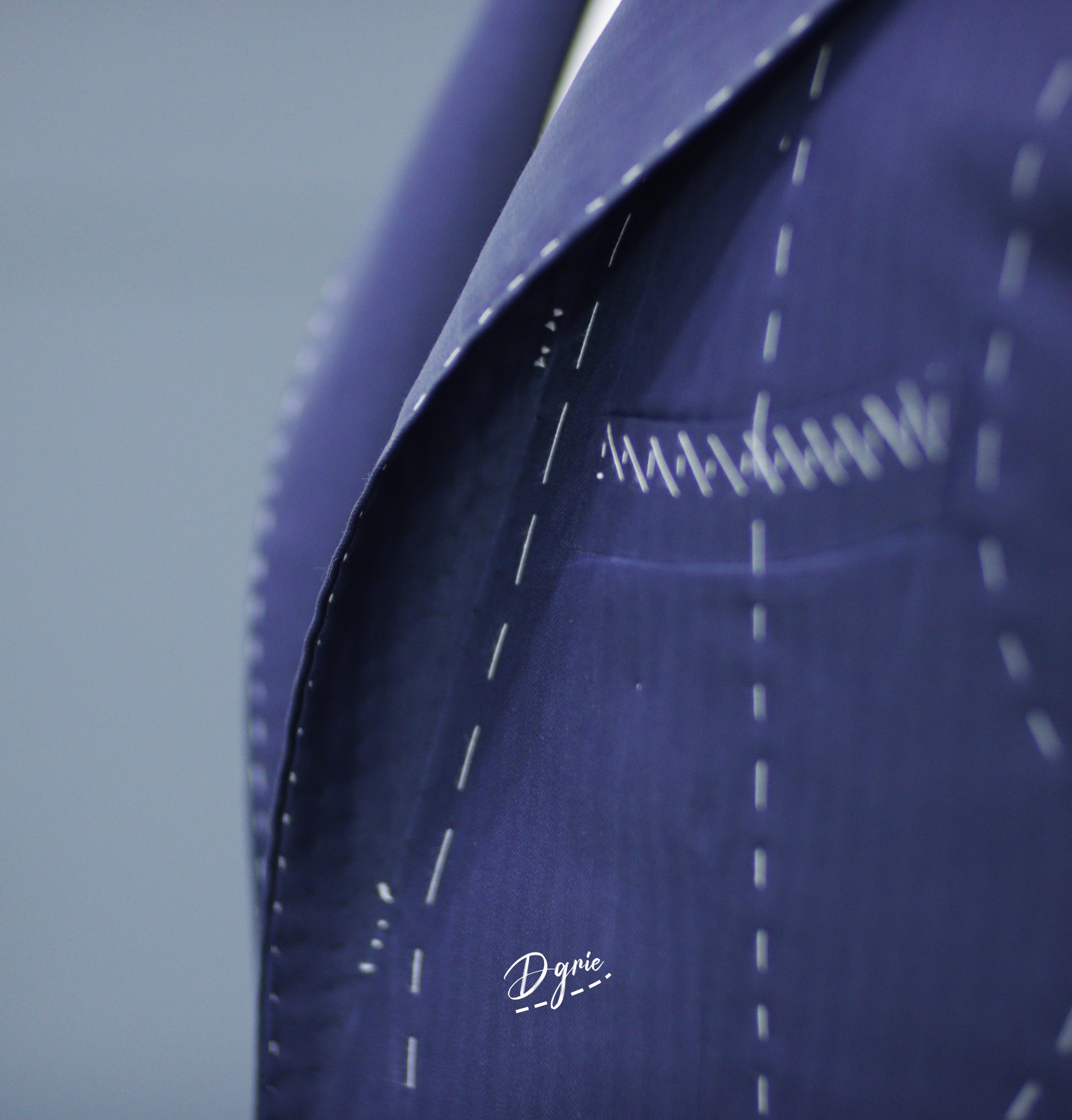 Fitting Stage : ตัดสูทสีน้ำเงินสี Navy Blue สไตล์คลาสสิค