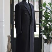 ตัดโค้ท เสื้อโค้ท DGRIE BLACK LONG OVERCOAT