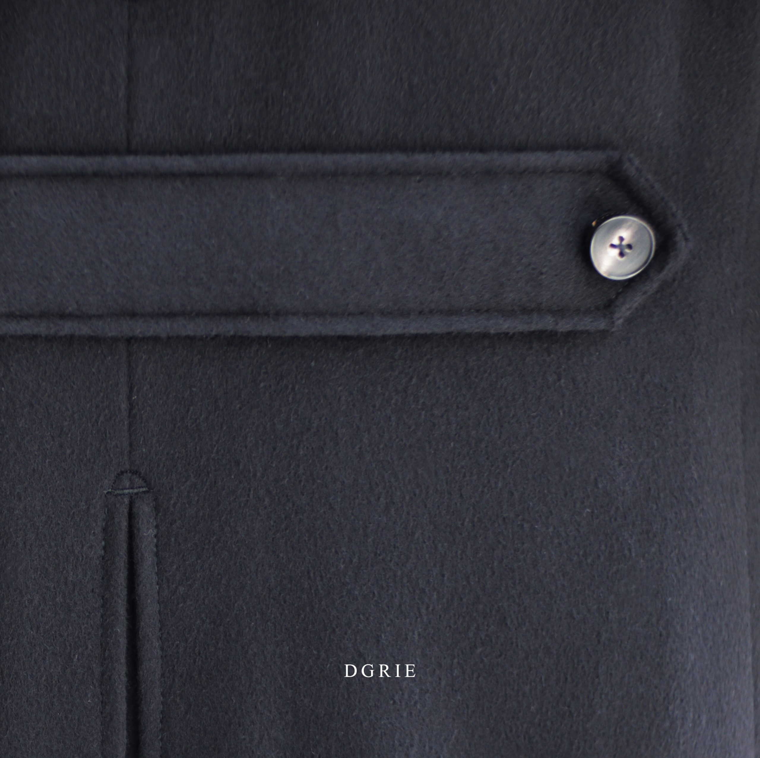 ตัดโค้ท เสื้อโค้ท DGRIE BLACK LONG OVERCOAT